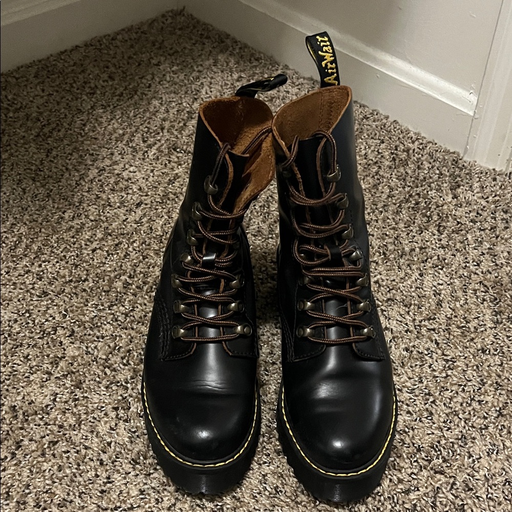 Dr. Martens Black Leather Boots